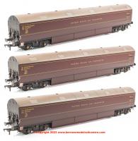 9622 Heljan Newton Chambers Car Transporter Pack - BR Lined Maroon - E96287 E96291 E96294